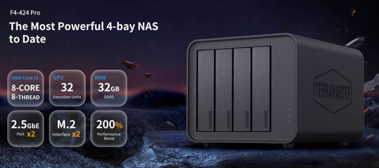 Terramaster Introduces Alder Lake-N Chips to NAS Systems