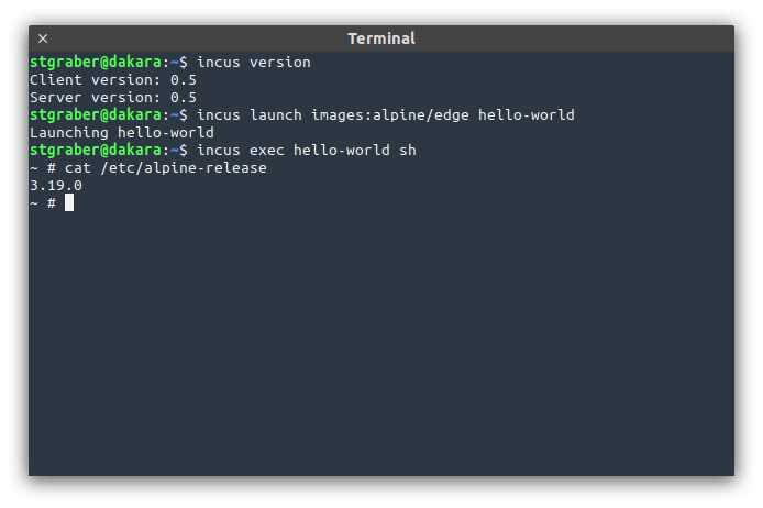 Linux Containers: Introducing Incus 0.5